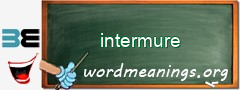 WordMeaning blackboard for intermure